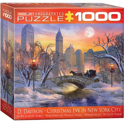 Puzzle Eurographics-8000-0915 Dominic Davison - Weihnacht in New York