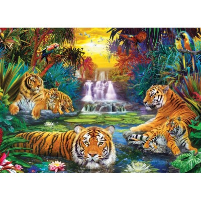 Puzzle Eurographics-8500-5457 XXL Teile - Tiger's Eden