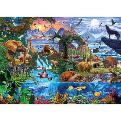 Puzzle  Eurographics-8520-5881 Tiere der Welt