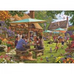 Puzzle  Falcon-00141 Falcon - Summer at the Pub (1000 pieces)