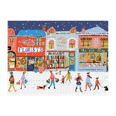 Galison-36199 Main Street Village - 1000Pc Puzzle