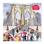  Galison-36267 Brooklyn Bridge – 1000-teiliges Puzzle in einer Quadratischen Karton