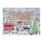  Galison-37835 Michael Storrings – Weihnachten in London – 1000-teiliges Puzzle