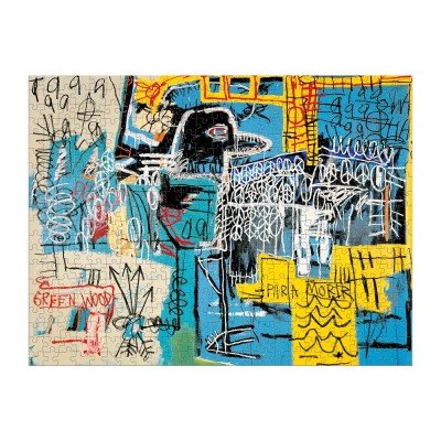  Galison-37925 Basquiat - Bird on Money - 500-teiliges Buchpuzzle