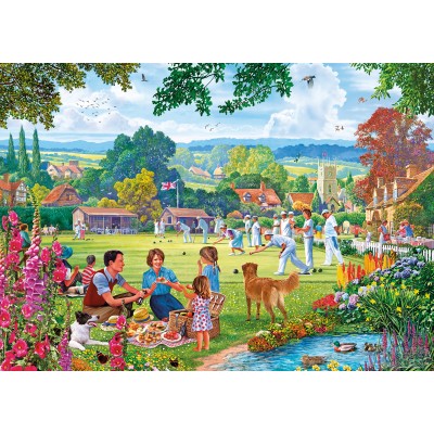 Puzzle  Gibsons-G2224 XXL Teile - Bowling by the Brook