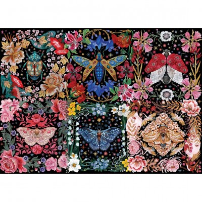 Puzzle  Gibsons-G6625 Blühende Käfer