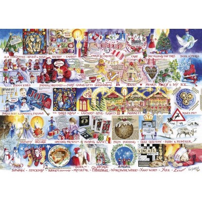 Puzzle  Gibsons-G7104 Christmas Alphabet