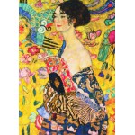 Puzzle  Gold-Puzzle-60522 Gustav Klimt: Die Dame mit dem Fächer