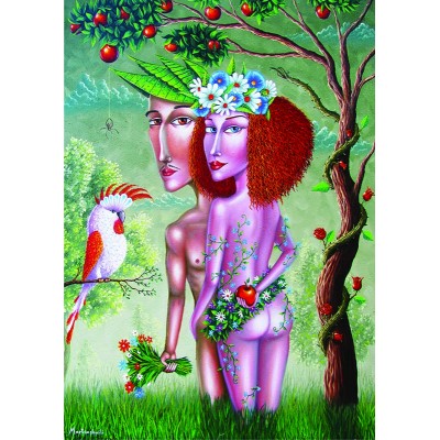 Puzzle  Gold-Puzzle-61369 Adam und Eva