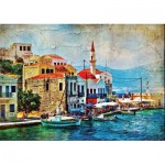 Puzzle  Gold-Puzzle-61529 A Pretty Island in Mediterraenan Sea