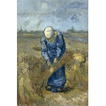 Puzzle  Grafika-F-30899 Vincent van Gogh: Bäuerin beim Strohschneiden (nach Millet)