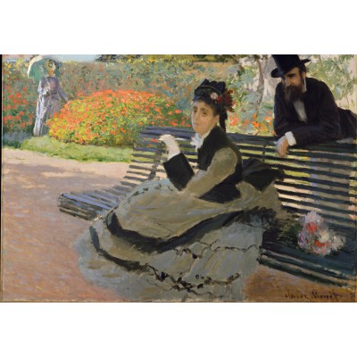 Puzzle  Grafika-F-30940 Claude Monet: Camille Monet, 1873