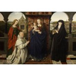 Puzzle  Grafika-F-31139 Jan van Eyck - Virgin and Child, with Saints and Donor, 1441