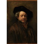 Puzzle  Grafika-F-31141 Rembrandt - Selbstporträt, 1660