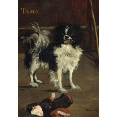 Puzzle  Grafika-F-31147 Edouard Manet: Tama: The Japanese Dog, 1875