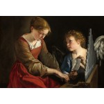 Puzzle  Grafika-F-31160 Orazio Gentileschi and Giovanni Lanfranco: Saint Cecilia and an Angel, 1617/1618