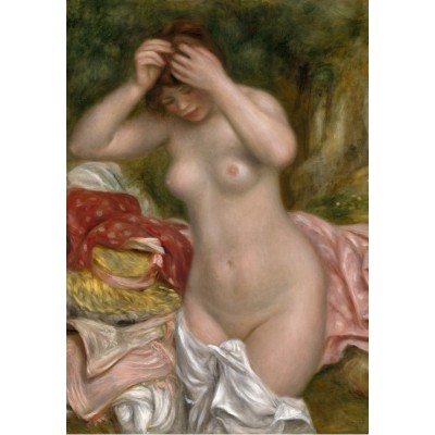 Puzzle  Grafika-F-31200 Auguste Renoir: Bather Arranging Her Hair, 1893