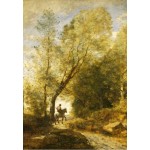Puzzle  Grafika-F-31221 Jean-Baptiste-Camille Corot: The Forest of Coubron, 1872