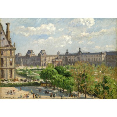 Puzzle  Grafika-F-31240 Camille Pissarro: Place du Carrousel, Paris, 1900