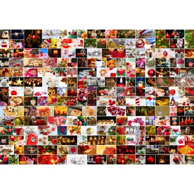 Puzzle  Grafika-F-31575 Collage - Weihnachten