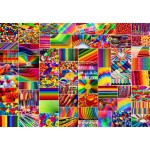 Puzzle  Grafika-F-31576 Collage - Farben