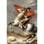 Puzzle  Grafika-F-31585 Jacques-Louis David: Bonaparte beim Überschreiten der Alpen am Großen Sankt Bernhard