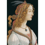 Puzzle  Grafika-F-31945 Sandro Botticelli: Porträt einer jungen Frau, 1494
