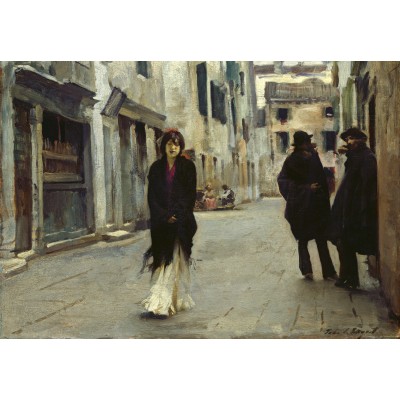 Puzzle Grafika-F-32095 John Singer Sargent: Street in Venice, 1882
