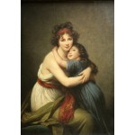 Puzzle  Grafika-F-32101 Elisabeth Vigée-Lebrun: Madame Vigée-Lebrun and her daughter, 1789