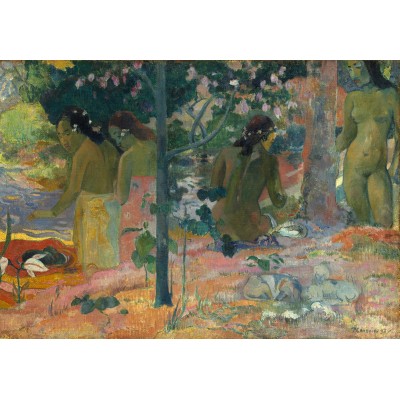 Puzzle  Grafika-F-32148 Paul Gauguin : The Bathers, 1897