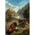 Puzzle  Grafika-Kids-01291 Eugène Delacroix: Arabs Skirmishing in the Mountains, 1863