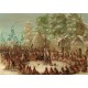 George Catlin: La Salle's Party Feasted in the Illinois Village. January 2, 1680, 1847-1848 