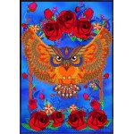 Puzzle  Grafika-01505 Owl & Roses