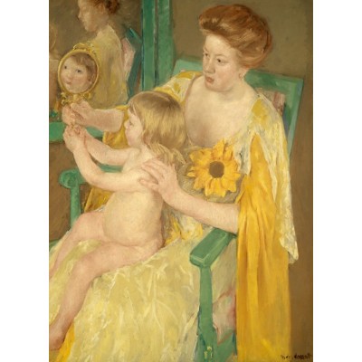 Puzzle  Grafika-01936 Mary Cassatt: Mother and Child, 1905