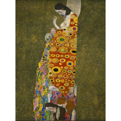 Puzzle  Grafika-F-30105 Gustav Klimt: Die Hoffnung II, 1907-1908