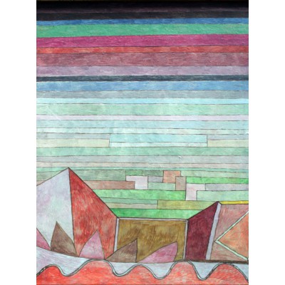 Puzzle  Grafika-F-30120 Paul Klee: Blick in das Fruchtland, 1932