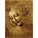 Puzzle  Grafika-F-30337 Leonardo da Vinci: Gesicht der Giovane Fanciulla, 1508