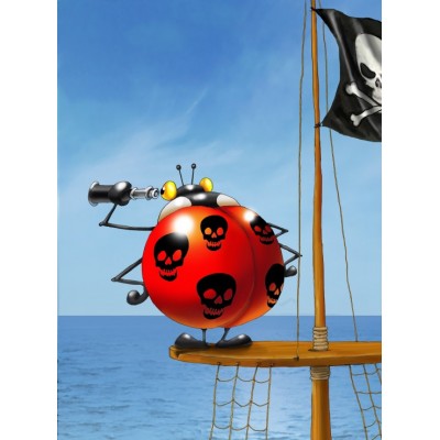 Puzzle  Grafika-F-30379 François Ruyer: Piraten