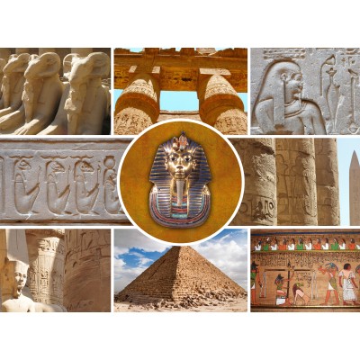 Puzzle  Grafika-F-30406 Collage - Ägypten