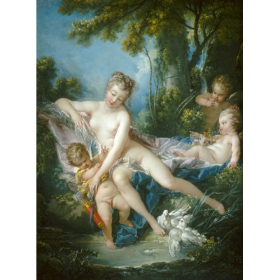 Puzzle  Grafika-F-30479 François Boucher: The Bath of Venus, 1751