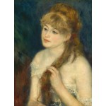 Puzzle  Grafika-F-30526 Auguste Renoir: Young Woman Braiding Her Hair, 1876