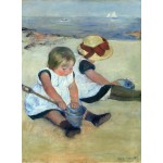 Puzzle  Grafika-F-30540 Mary Cassatt: Children Playing on the Beach, 1884
