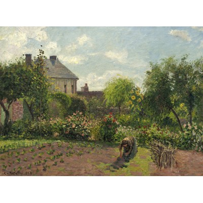 Puzzle  Grafika-F-30570 Camille Pissarro: The Artist's Garden at Eragny, 1898