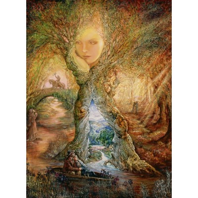 Puzzle  Grafika-F-30675 Josephine Wall - Willow World