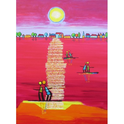 Puzzle  Grafika-F-30693 Anne Poiré et Patrick Guallino - Aube Rubis