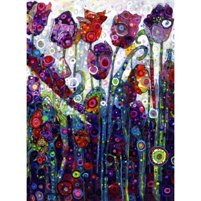 Puzzle  Grafika-F-30811 Sally Rich - Tulips