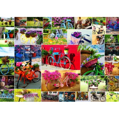 Puzzle  Grafika-F-32249 Collage - Fahrräder