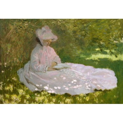 Puzzle  Grafika-F-32779 Claude Monet - Springtime, 1872