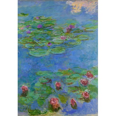 Puzzle  Grafika-F-32784 Claude Monet - Water Lilies (detail), 1914-1917