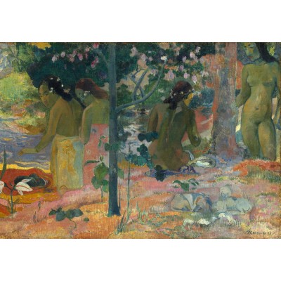 Puzzle  Grafika-F-32858 Paul Gauguin : The Bathers, 1897